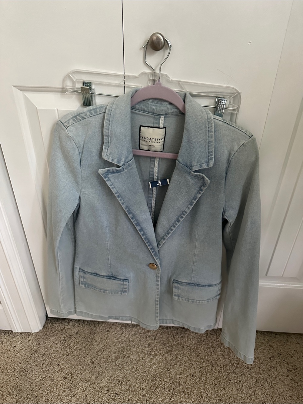 bagatelle Light Blue Denim Blazer